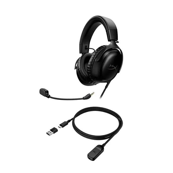 Игровая гарнитура HyperX Cloud III black полноразмерные игровые_OpenBox - рис.5