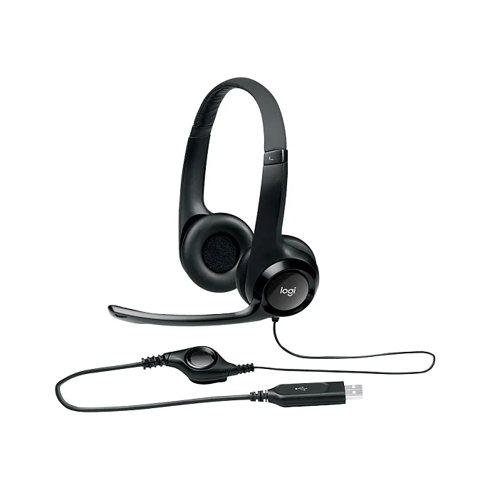 Гарнитура Logitech Headset H390 USB Black - рис.4