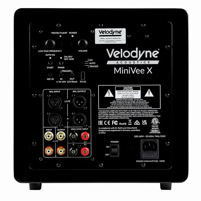 Сабвуфер Velodyne MiniVee X Black - рис.4