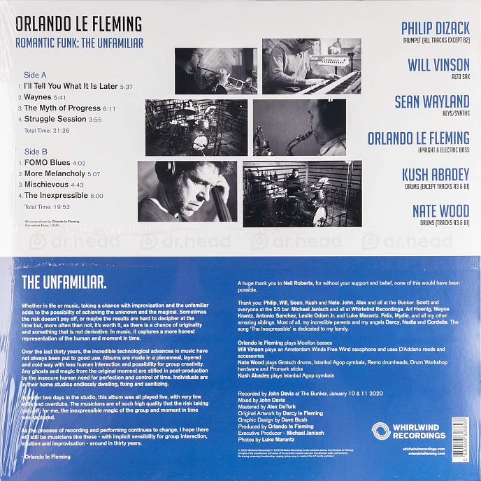 Пластинка Orlando Le Fleming - Romantic Funk: The Unfamiliar LP - рис.1