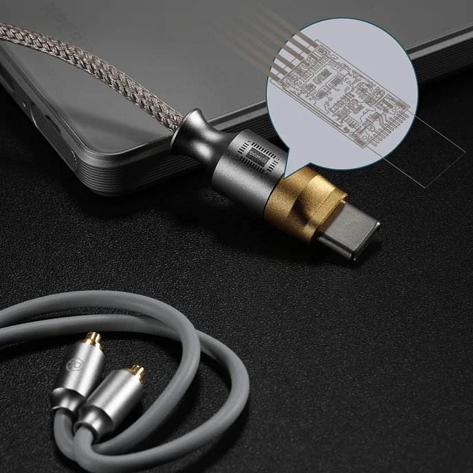 Кабель ddHiFi M110C MMCX - USB-C Silver - рис.4