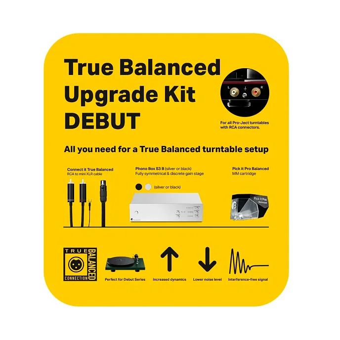 Набор инструментов Pro-Ject Upgrade Set Debut Balanced Black - рис.1