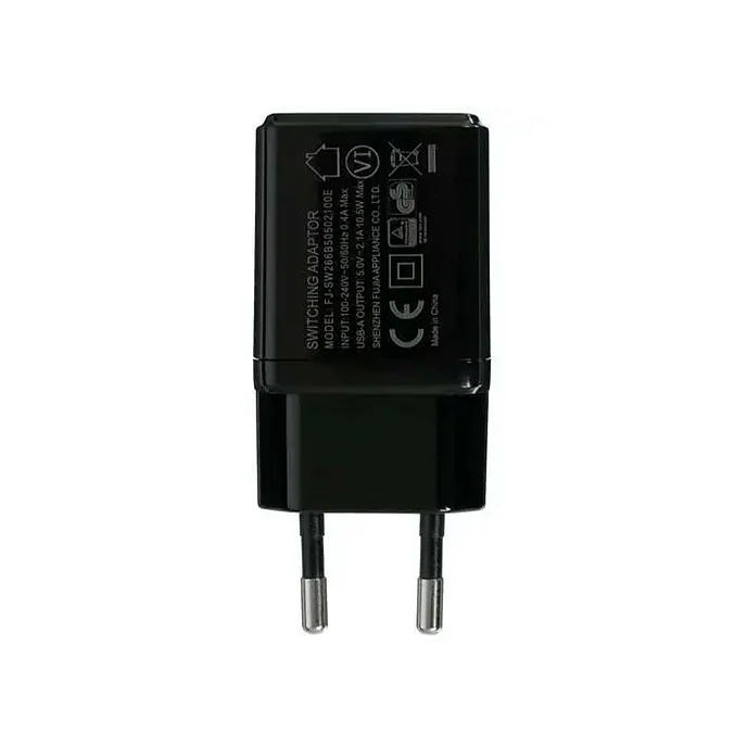 Сетевое зарядное устройство Ugreen ED011 USB-A Wall Charger Black - рис.1