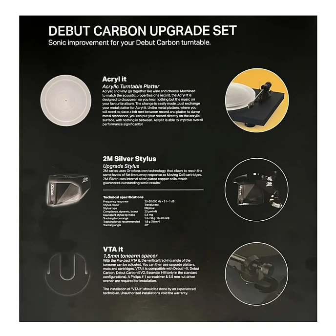 Аксессуар для винила Pro-Ject Debut Carbon Upgrade Set - рис.4
