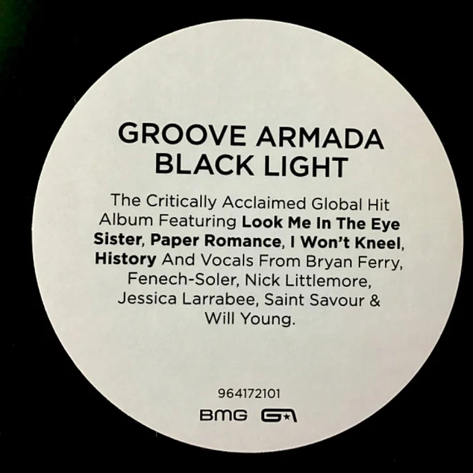 Виниловая пластинка Groove Armada - Black Light - 2LP - рис.11