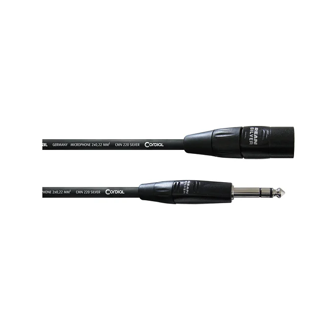 Кабель Cordial CIM 3 MV XLR-M - 6.3mm 3.0m - рис.0