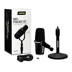 Микрофон для стриминга и игр Shure MV7+ K Bundle Black