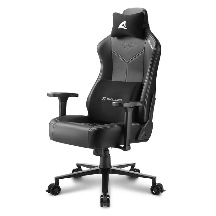 Компьютерное кресло Sharkoon Skiller SGS30 White Black - рис.0