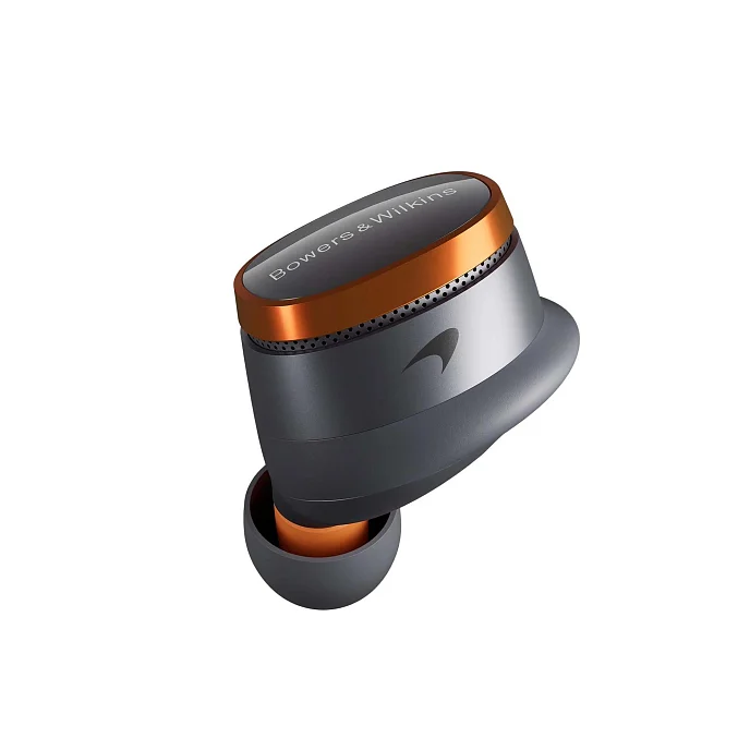 Беспроводные наушники Bowers & Wilkins Pi8 McLaren Edition Galvanic Grey/Papaya Orange - рис.2