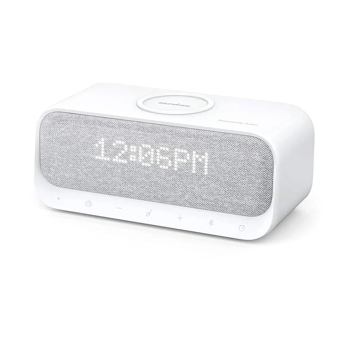Портативная колонка Anker Soundcore Wakey Alarm Clock White - рис.0