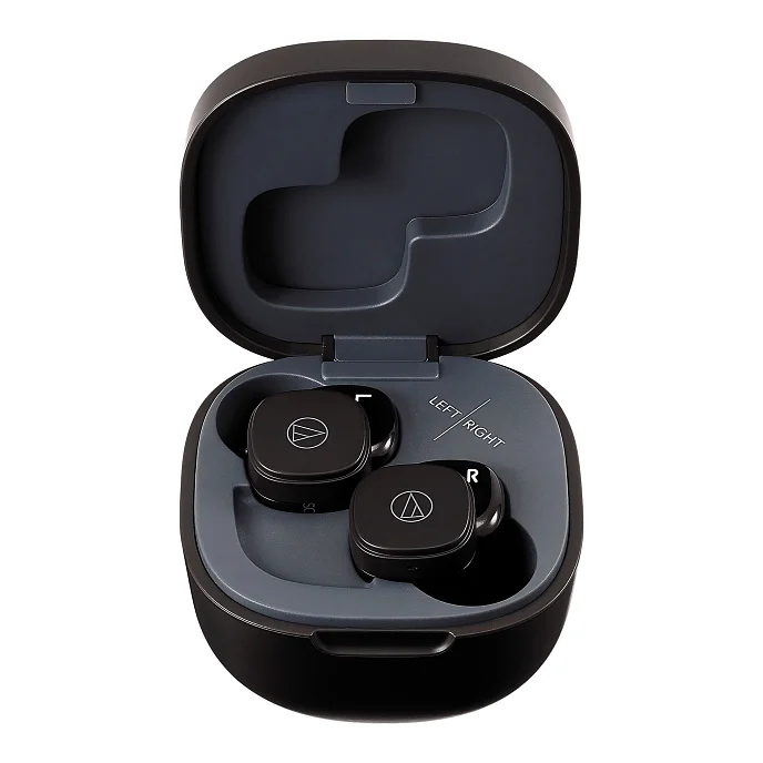 Беспроводные наушники Audio-Technica ATH-SQ1TW Black - рис.0