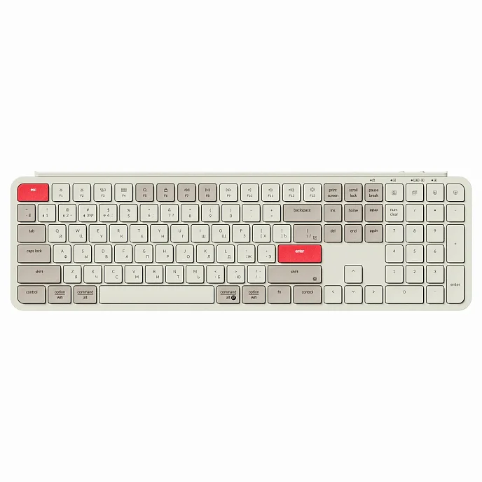 Клавиатура Keychron B6 Pro Retro Red - рис.0