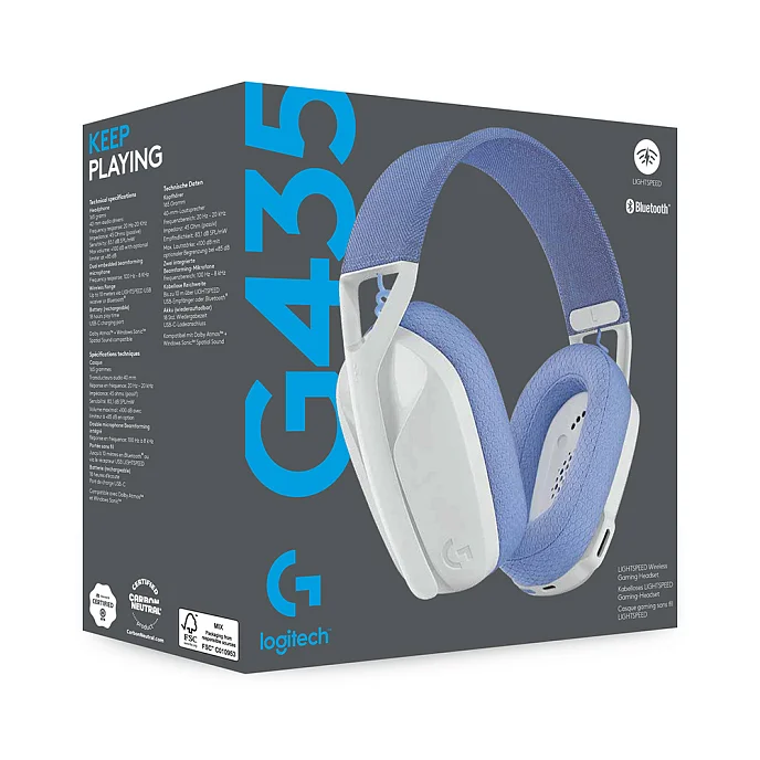 Игровая гарнитура Logitech G435 White - рис.6