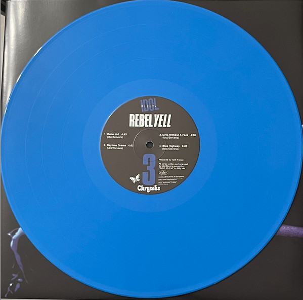 Виниловая пластинка Billy Idol – Rebel Yell - Blue - LP - рис.2