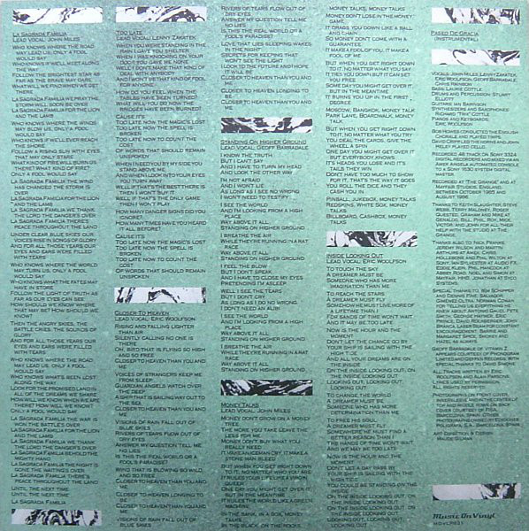 Виниловая пластинка The Alan Parsons Project - Gaudi - рис.2