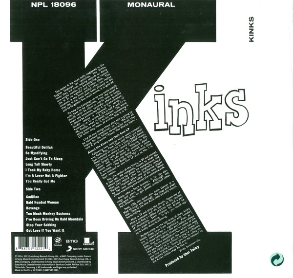 Виниловая пластинка The Kinks - Kinks - рис.1