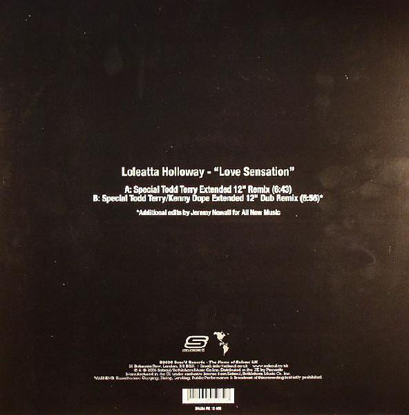 Виниловая пластинка Loleatta Holloway ‎– Love Sensation Tod Terry LP - рис.1