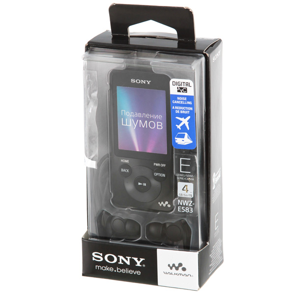 Плеер Sony NWZ-E584 black - рис.2