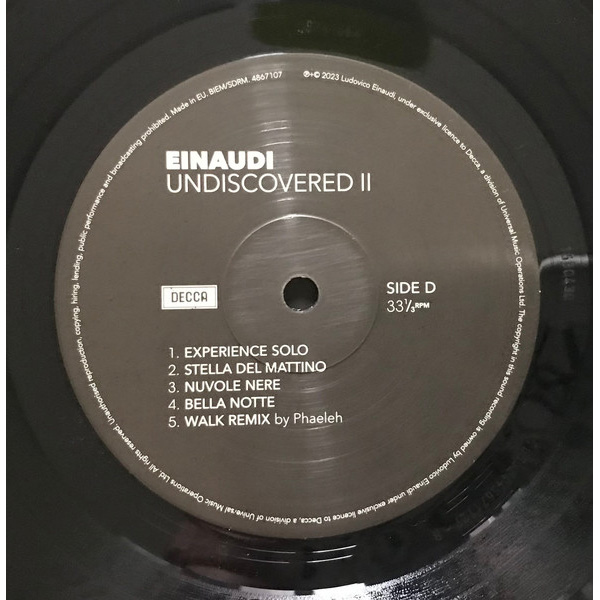 Виниловая пластинка Ludovico Einaudi – Undiscovered Vol.2 LP - рис.5