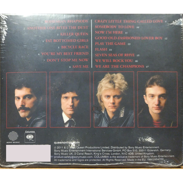CD-диск Queen - Greatest Hits (2026 edit) CD - рис.2