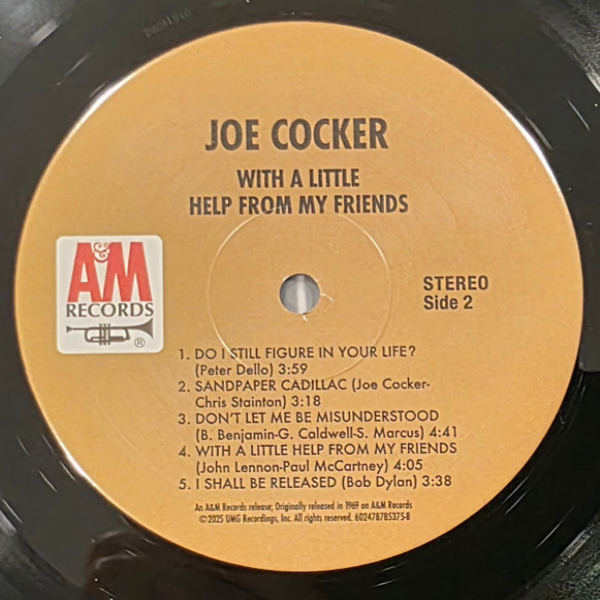 Виниловая пластинка Joe Cocker – With A Little Help From My Friends LP - рис.3