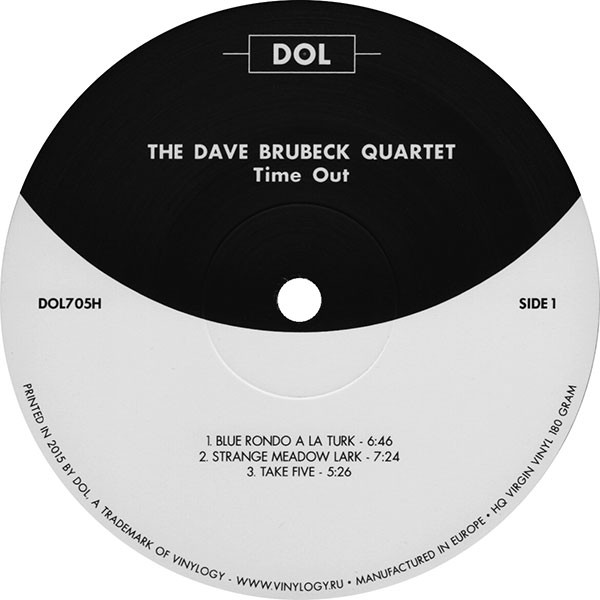 Виниловая пластинка The Dave Brubeck Quartet - Time Out - рис.2