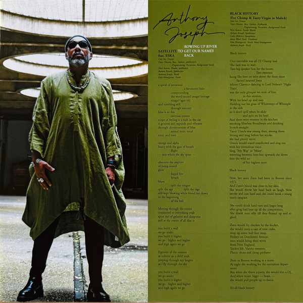 Виниловая пластинка Anthony Joseph – Rowing Up River To Get Our Names Back - 2LP - рис.1