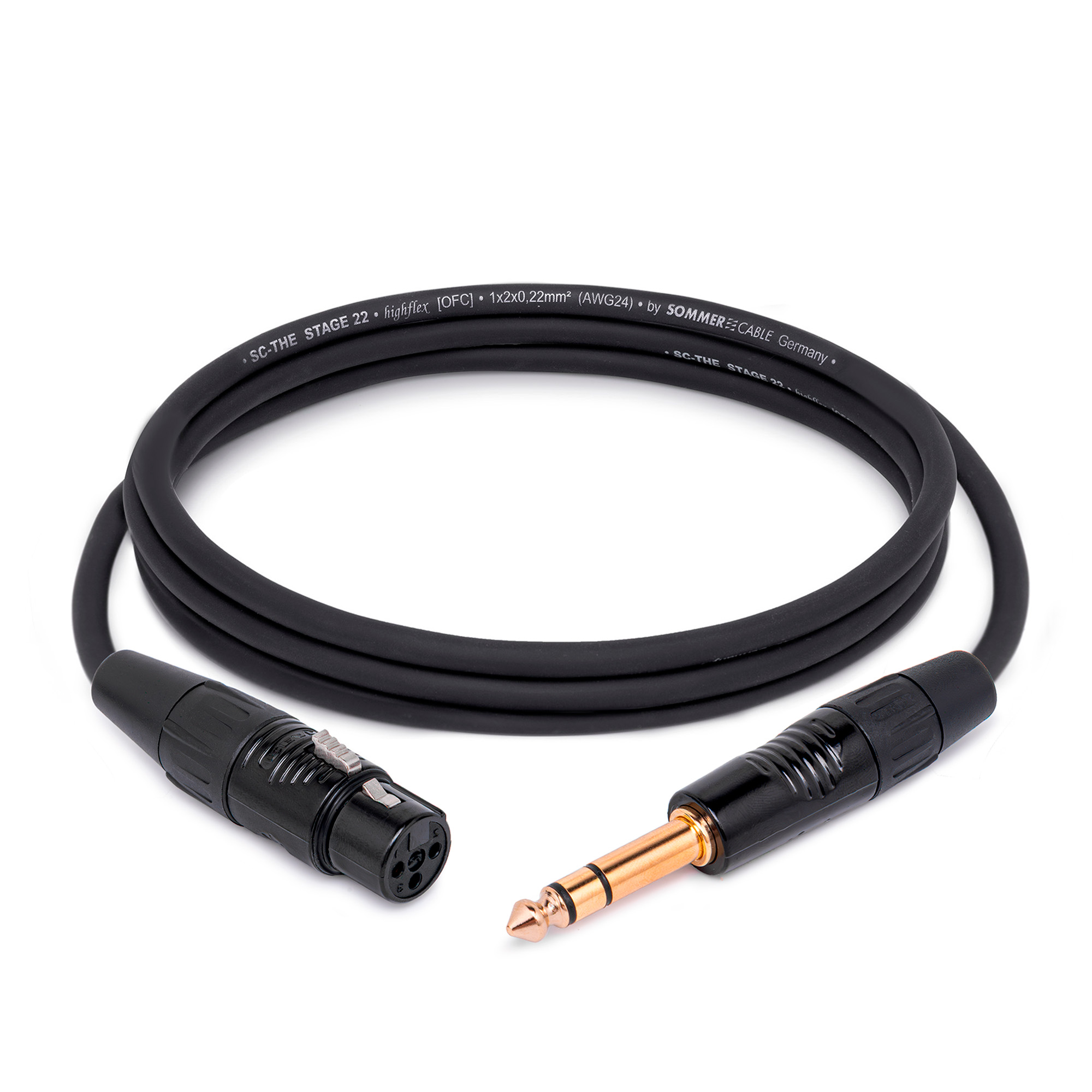 Кабель HeadMade Pro XLR-M - 6.3mm stereo 1.5m