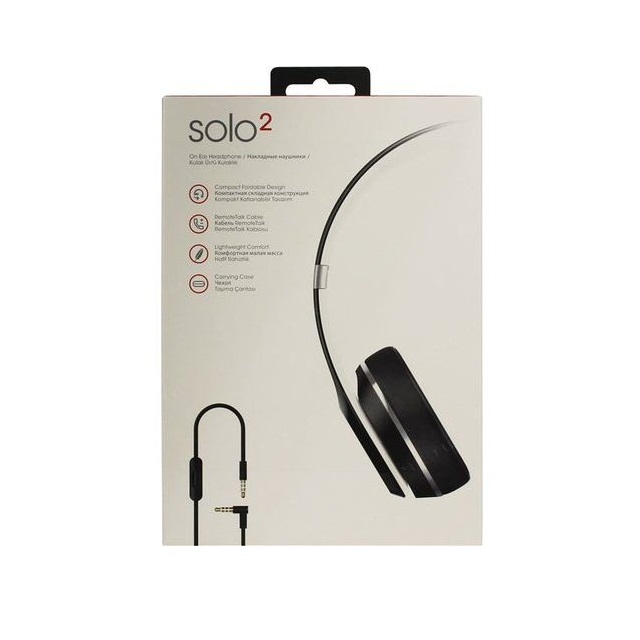 Наушники Beats Solo 2 Luxe Edition Black - рис.5