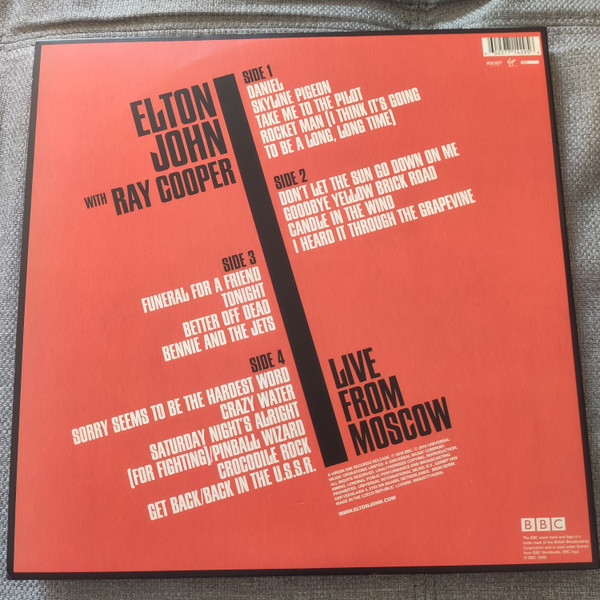 Виниловая пластинка Elton John With Ray Cooper – Live From Moscow 1979 - 2LP - рис.1
