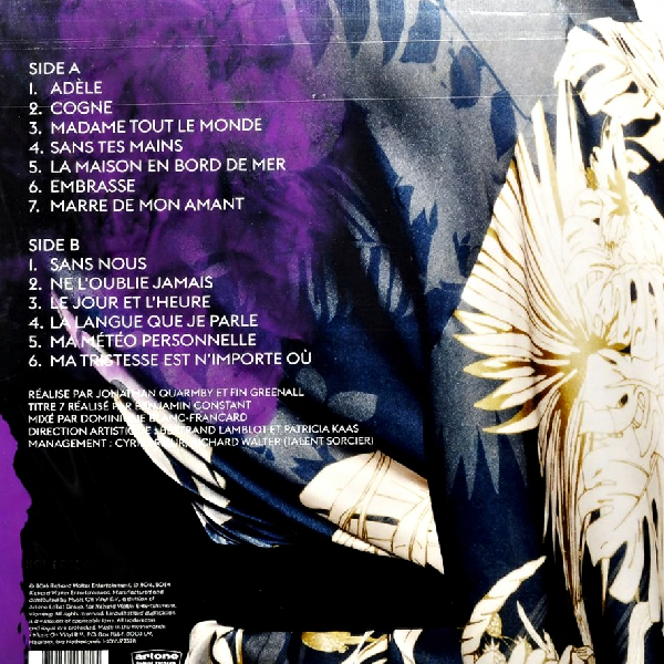 Виниловая пластинка Patricia Kaas – Patricia Kaas (Limited Edition, Blue) LP - рис.3