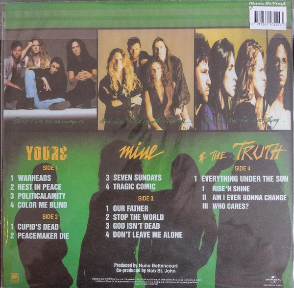 Виниловая пластинка Extreme – III Sides To Every Story 2LP - рис.1