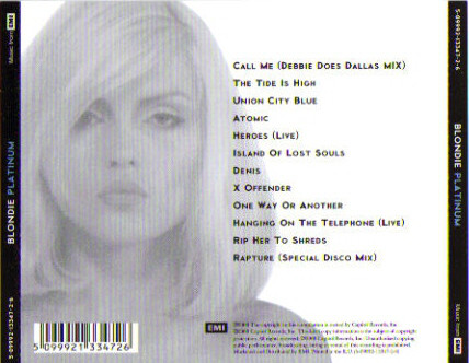 CD-диск Blondie - Platinum - рис.1