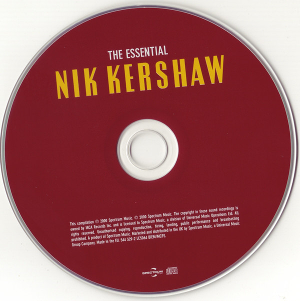 CD-диск Nik Kershaw - The Essential Nik Kershaw - рис.2