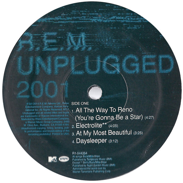 Виниловая пластинка R.E.M. - Unplugged 2001 - рис.1