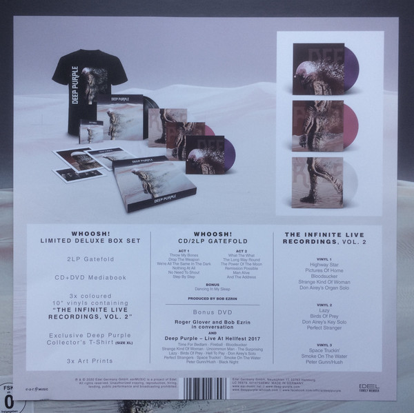 Бокс-сет Deep Purple - Whoosh! LIMITED BOX LP - рис.1