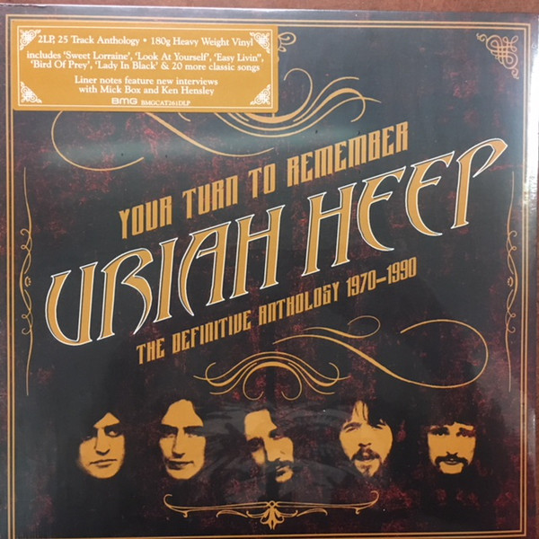 Виниловая пластинка Uriah Heep - Your Turn To Remember - The Definitive Anthology 1970-1990 - рис.0
