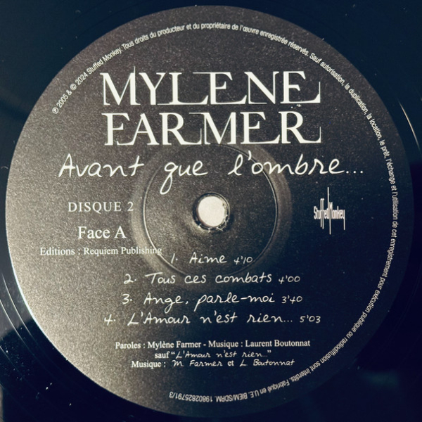 Виниловая пластинка Mylene Farmer - Avant Que LOmbre... - 2LP - рис.8
