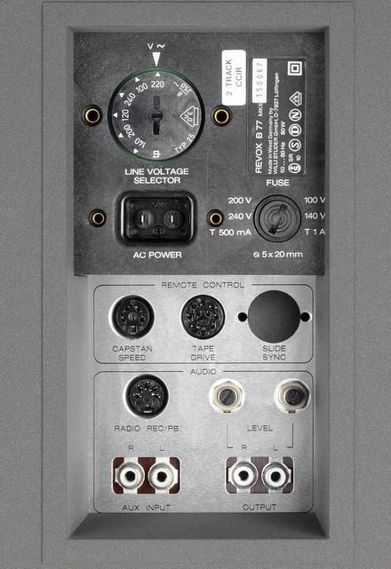 Катушечные магнитофоны Revox B77 MK II - рис.4