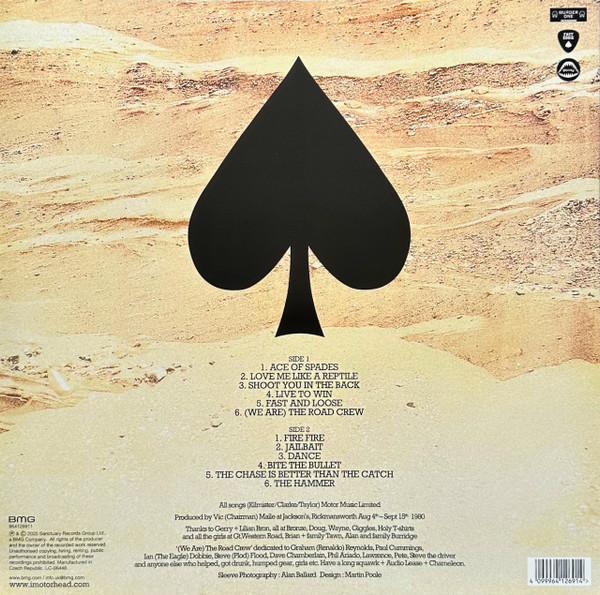 Виниловая пластинка Motorhead – Ace Of Spades - Blue And White - LP - рис.1