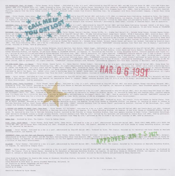 Виниловая пластинка Tyler The Creator – Call Me If You Get Lost 2LP - рис.11