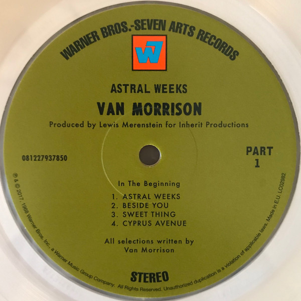 Виниловая пластинка Van Morrison - Astral Weeks - рис.2