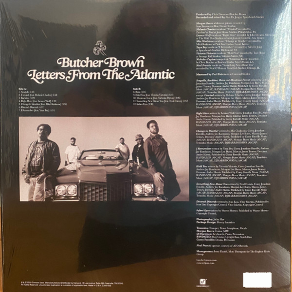 Виниловая пластинка Butcher Brown - Letters From The Atlantic (coloured) LP - рис.2