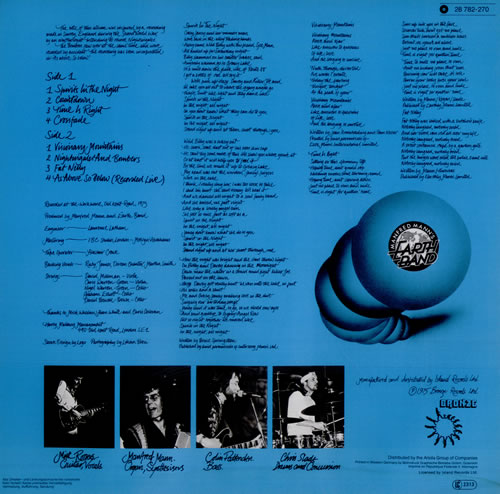Виниловая пластинка MANFRED MANN's EARTH BAND Nightingales & Bombers - рис.1