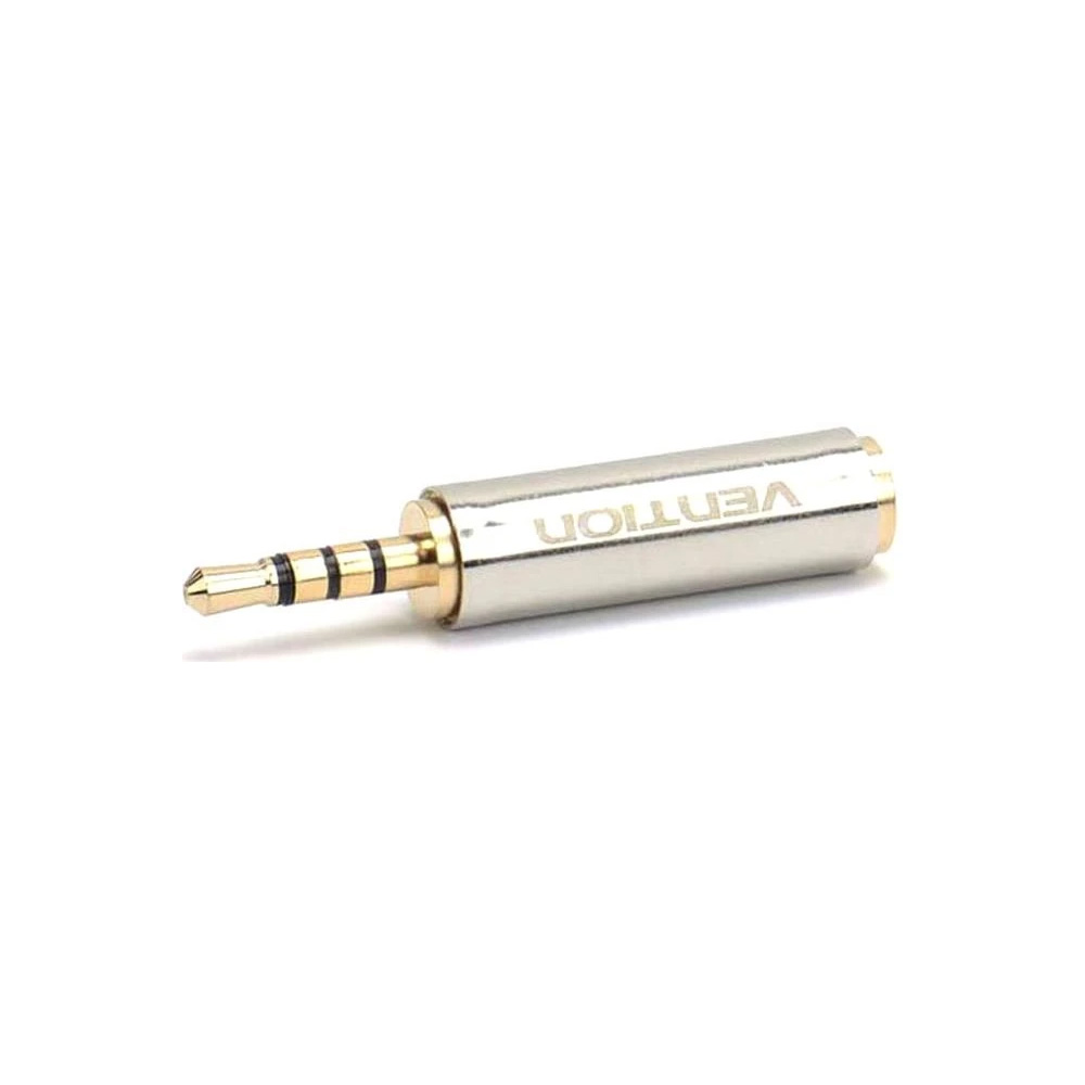 Переходник Vention Jack 3.5mm Female - 2.5mm Male Gold