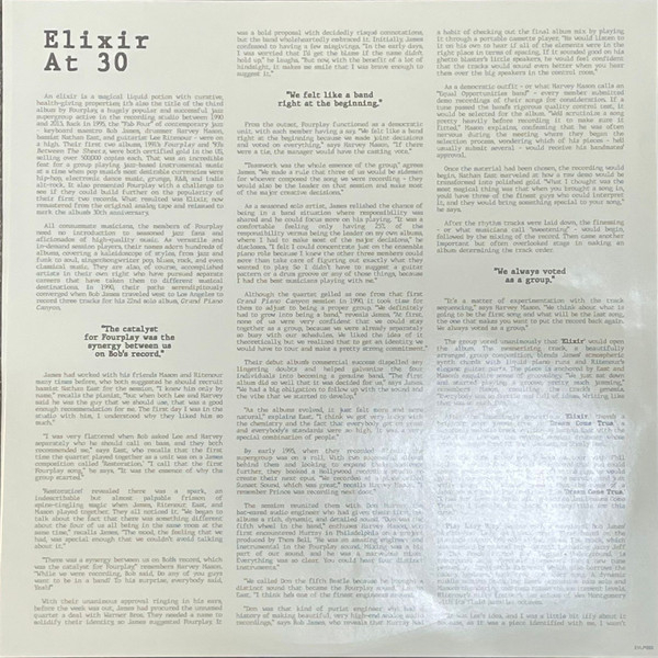 Виниловая пластинка Fourplay - Elixir (Audiophile One-Step Pressing) - 2LP - рис.10