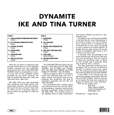 Виниловая пластинка Ike & Tina Turner - Dynamite! - рис.1