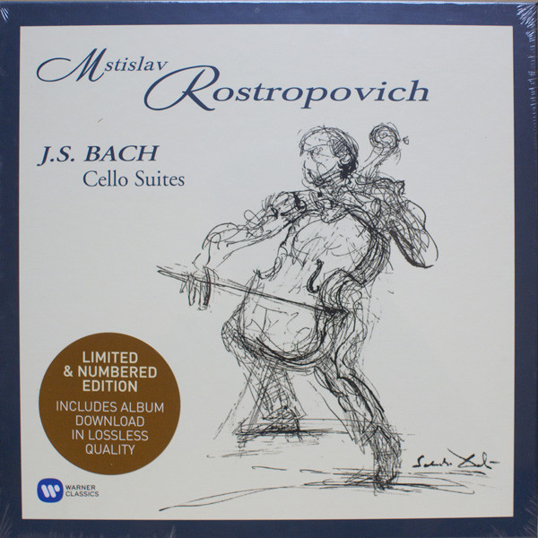 Виниловая пластинка Mstislav Rostropovich - Bach: The Cello Suites - рис.0