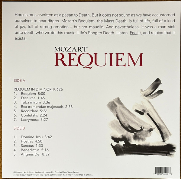 Виниловая пластинка Mozart - Requiem - LP - рис.1