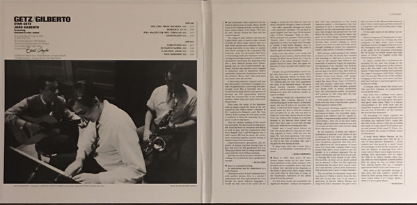 Виниловая пластинка Stan Getz / Joao Gilberto - Featuring Antonio Carlos Jobim LP - рис.1